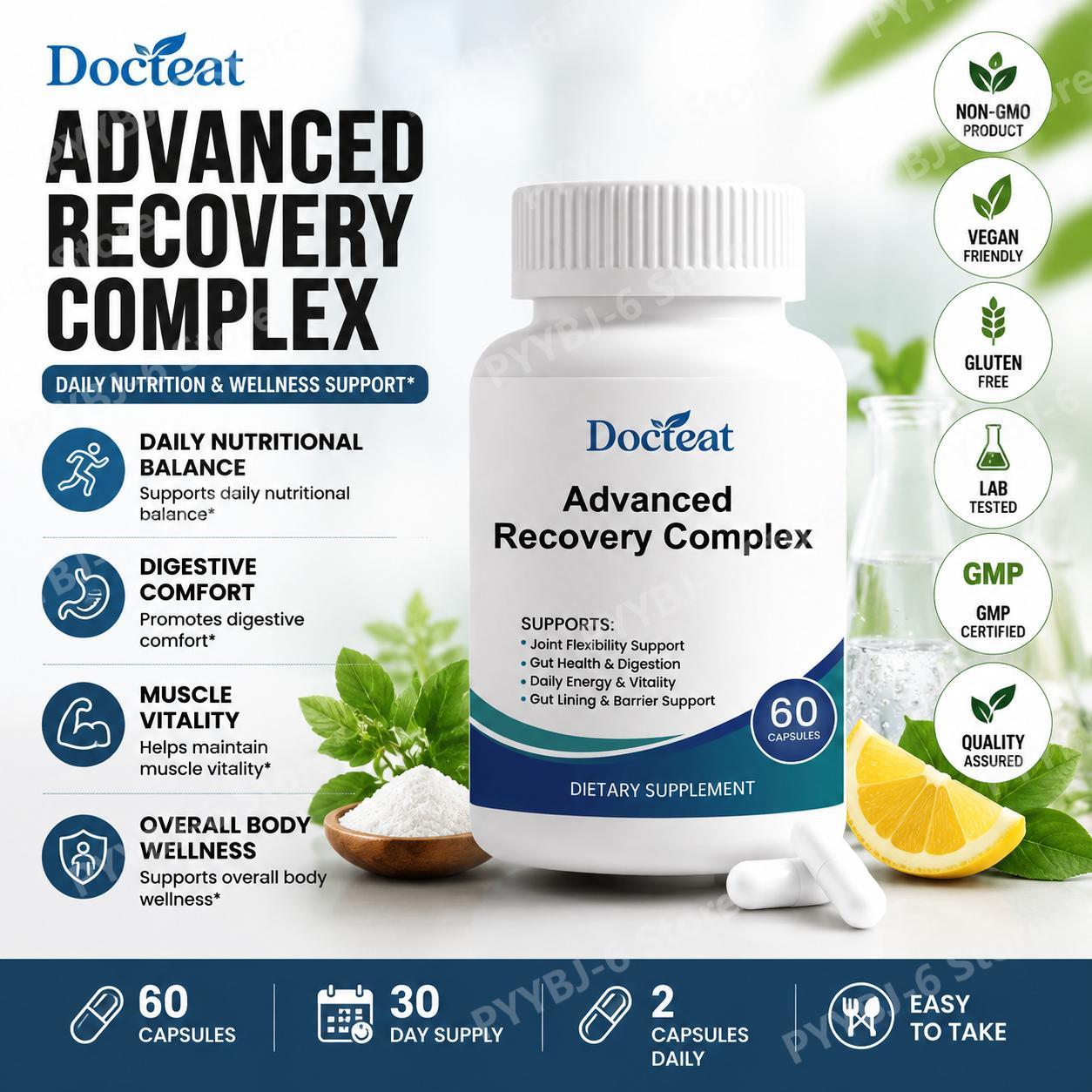 Advanced Recovery Complex 60 C - Health Wellness Usa 리뷰 및 가격