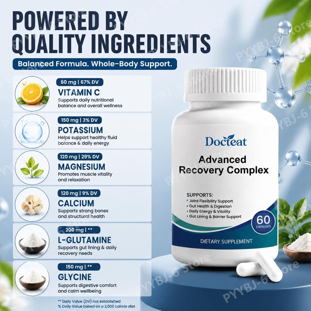 Advanced Recovery Complex 60 C - Health Wellness Usa 리뷰 및 가격