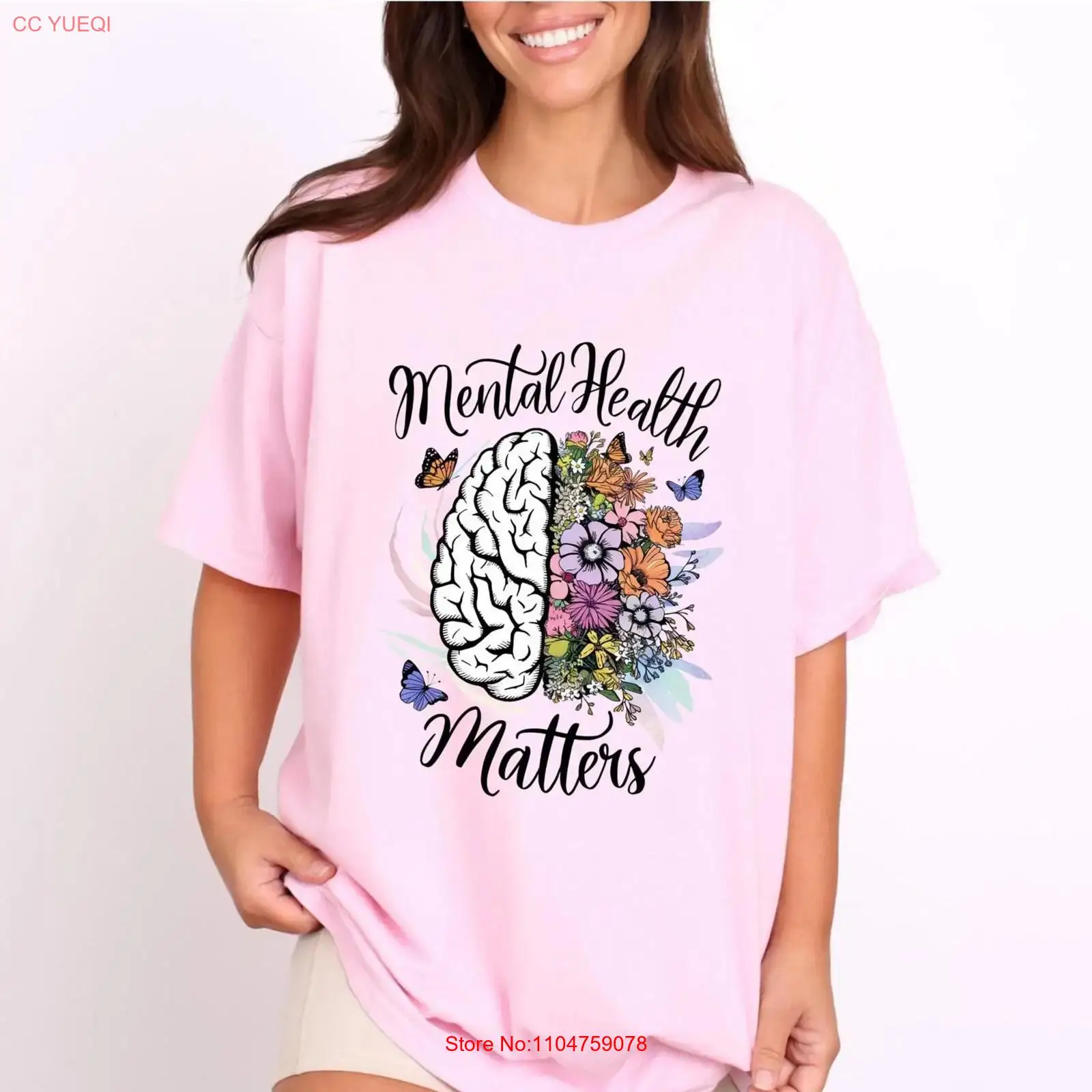 Mental Health Matters T Shirt  - Health Wellness Nurse 리뷰 및 가격