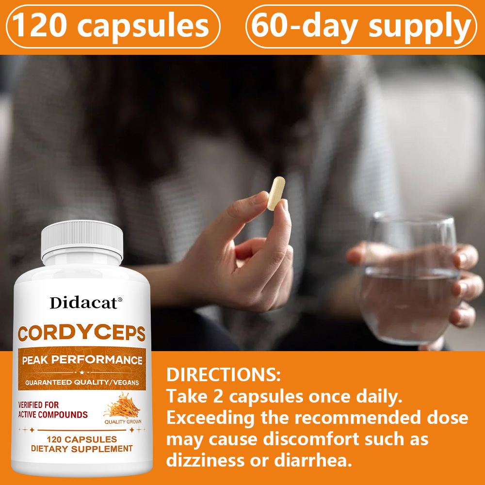 Cordyceps Mushroom Capsules 10 - Health Wellness Usa 리뷰 및 가격